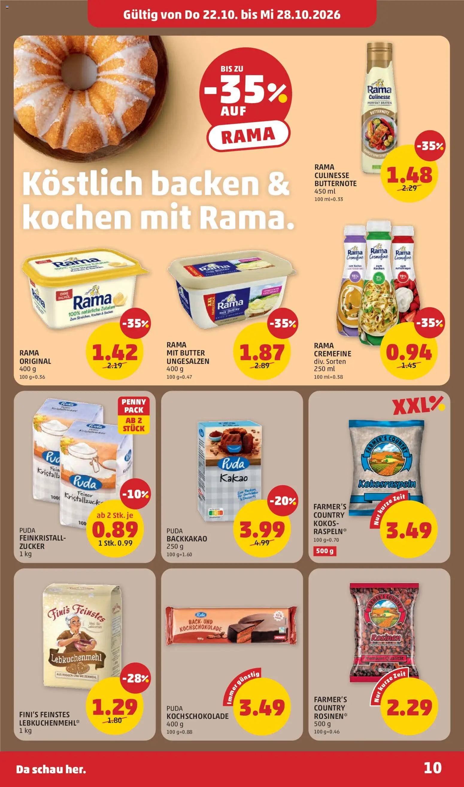 Penny Markt Flugblatt gültig ab 22.10.2026 | Seite: 10