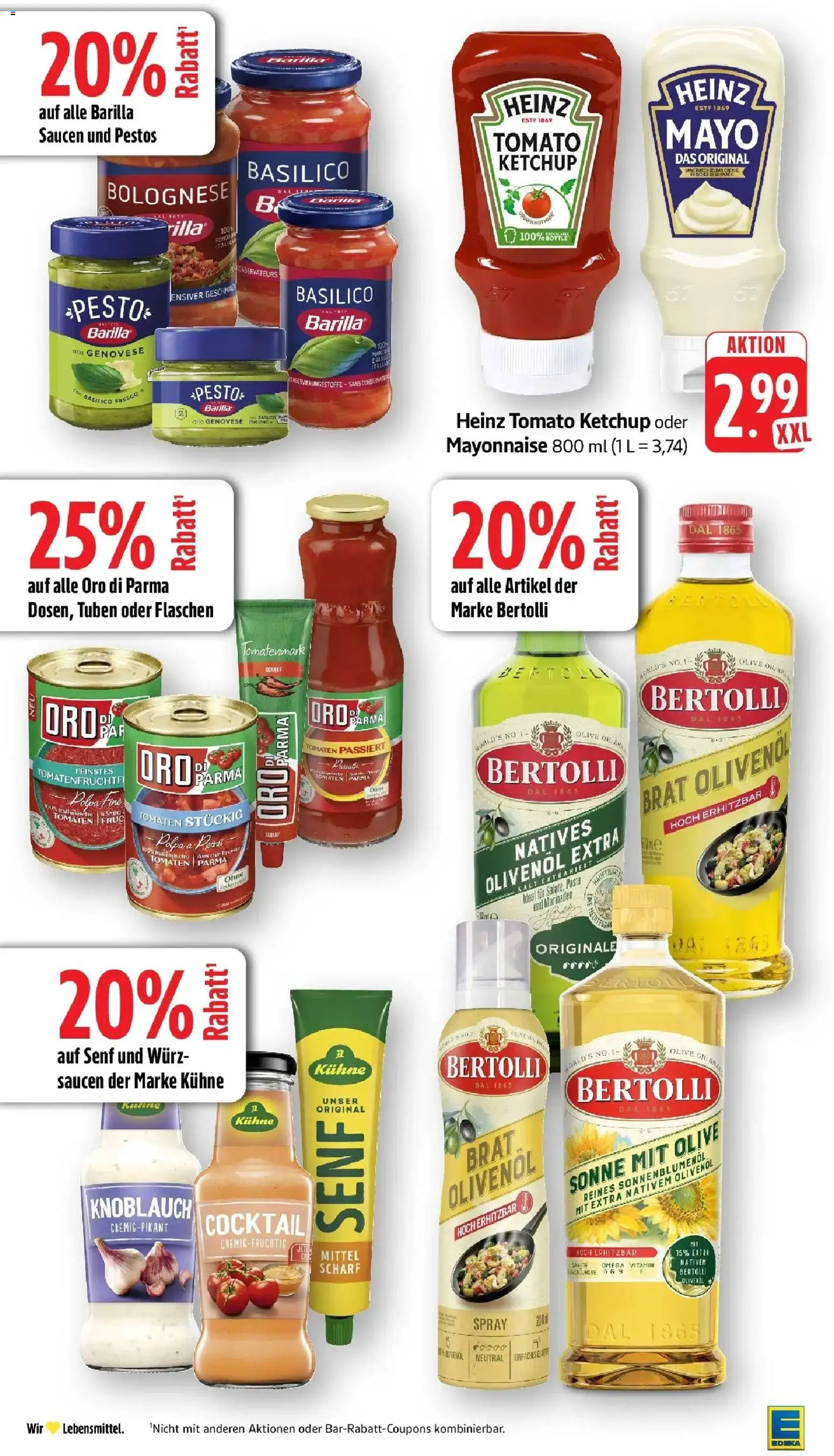 Edeka Prospekt Freiburg – gültig ab 27.07.2026 | Seite: 26 | Produkte: Sonnenblumenol, Olivenol, Mayonnaise, Ketchup