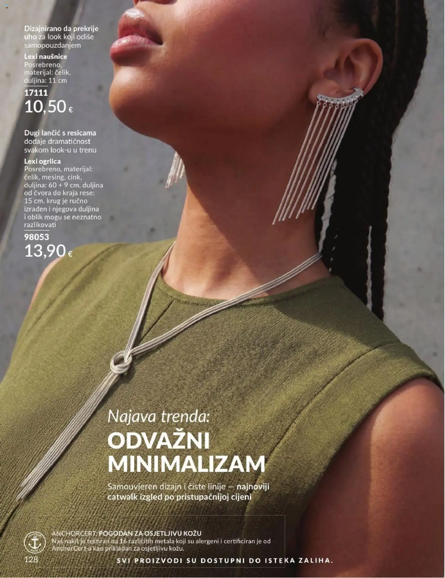Avon katalog | vrijedi od 30.06.2026 | Stranica: 128 | Proizvodi: Ogrlica, Naušnice