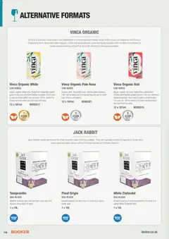 Preview of Booker Wholesale - Wine Guide valid from 12/08/2026 | Page: 118 | Products: Red wine, Rabbit, Wine, White wine