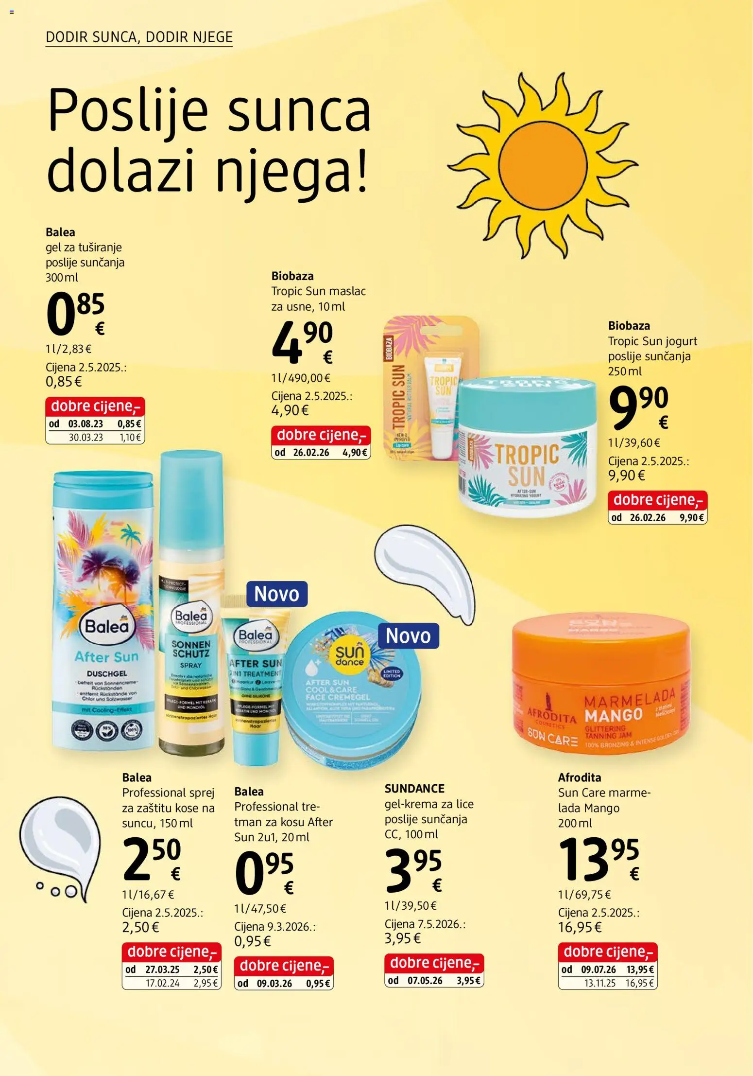 DM katalog | vrijedi od 01.08.2026 | Stranica: 4 | Proizvodi: Marmelada, Maslac, Jogurt, Mango