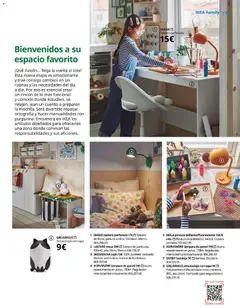 Vista previa IKEA - IKEA Family Magazine válido desde el 01/07/2026 | Página: 23 | Productos: Lámpara de pared, Almacenaje, Cojín, Mesa