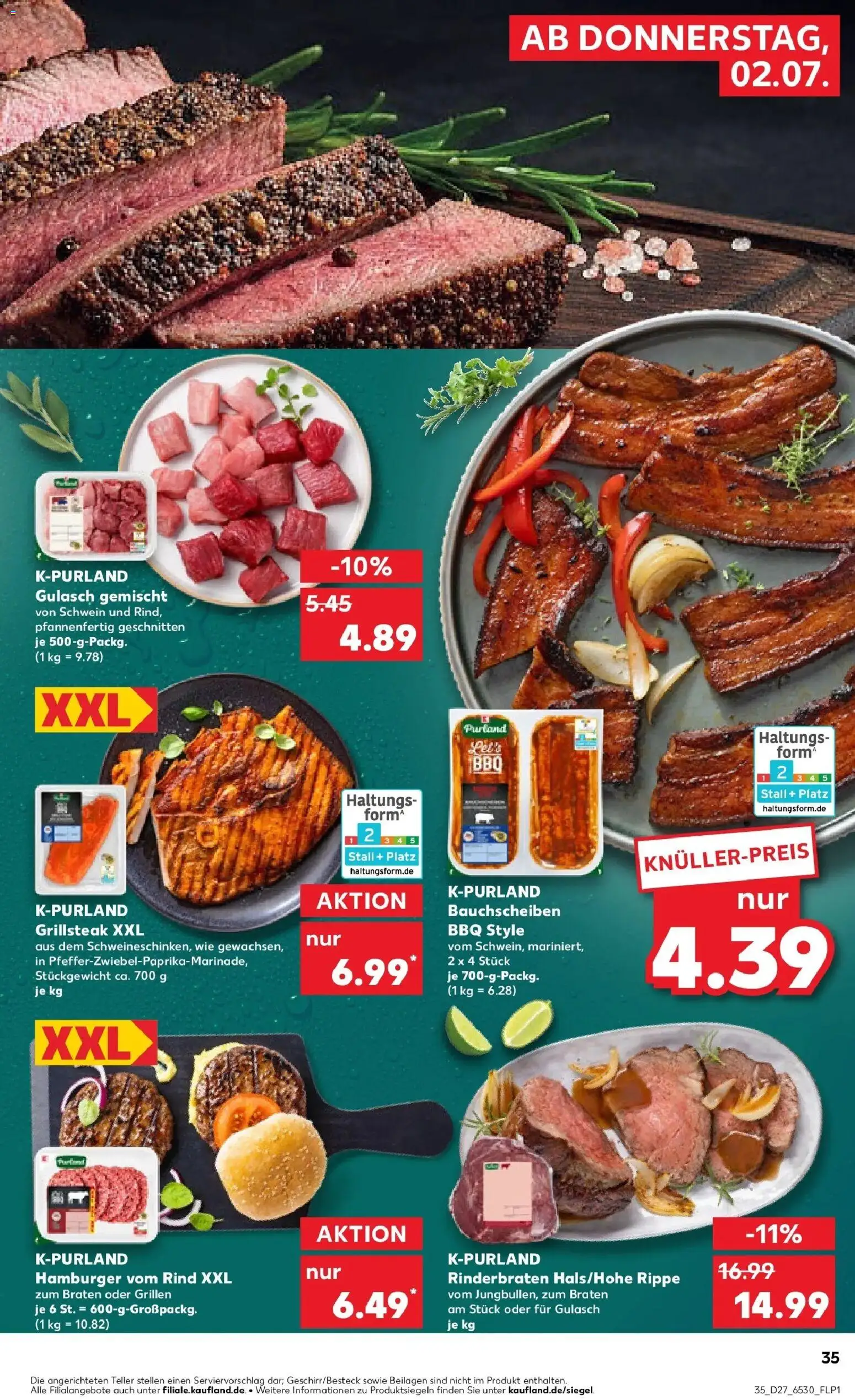 Kaufland Prospekt Frankfurt (Oder) – gültig ab 29.06.2026 | Seite: 46 | Produkte: Rinderbraten, Gulasch