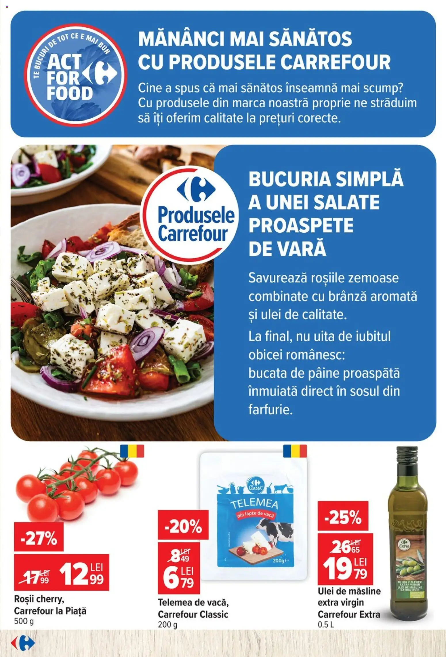Noul catalog Carrefour – valabil de la 17.06.2026 | Pagină: 12 | Produse: Măsline, Lapte, Brânză, Ulei