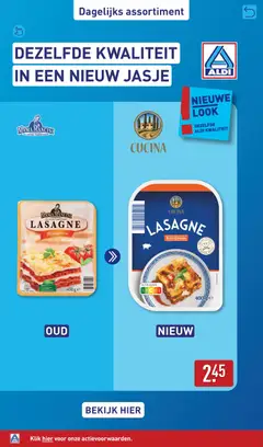 LASAGNE Bolognese, Lasagne Bolognese - Voorbeeld van een folder van Aldi, geldig van 24-08-2026 | Pagina: 75 | Producten: Lasagne, La