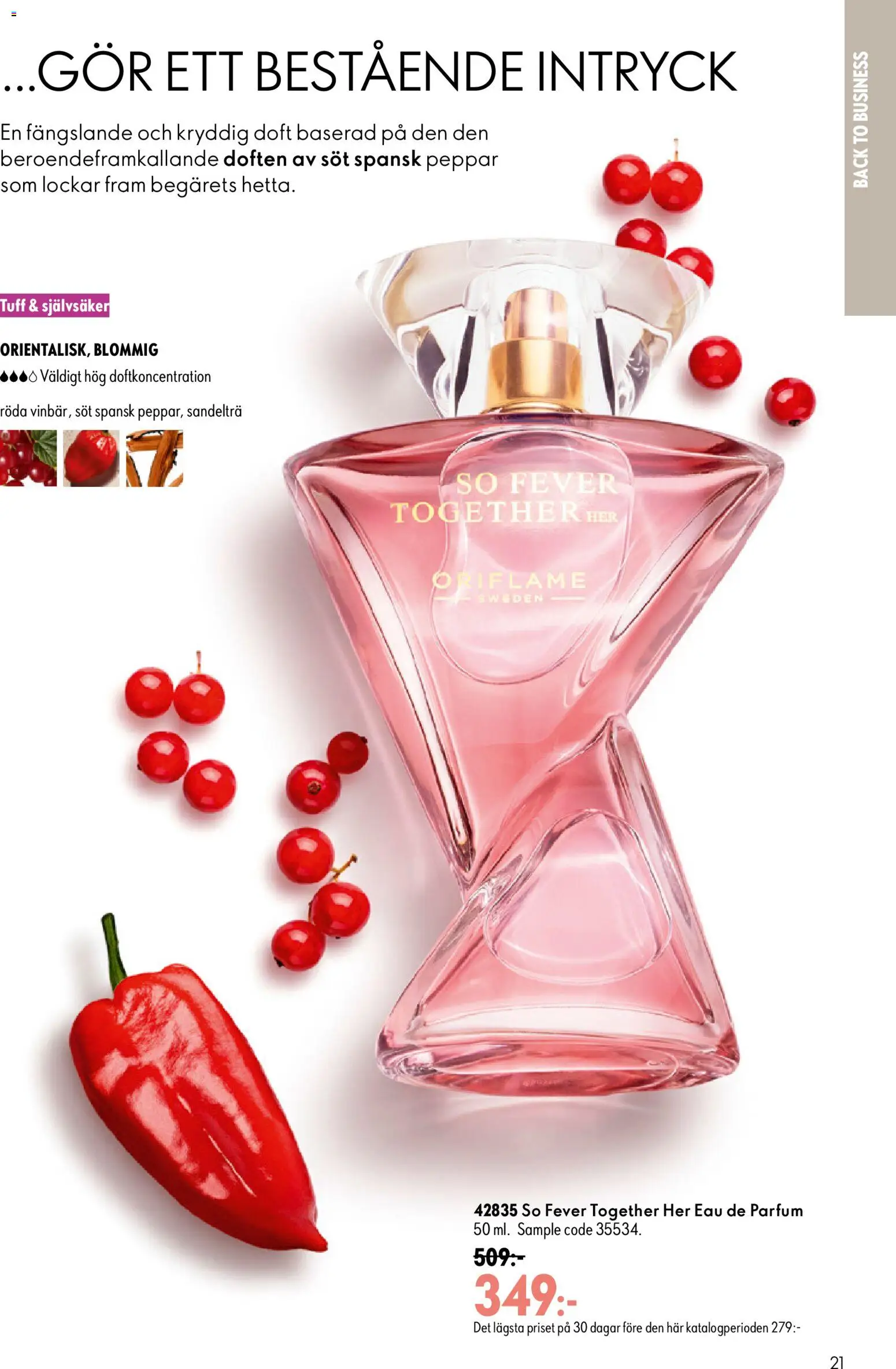 Oriflame reklamblad aktuell från 26/08/2026 | Sida: 21 | Produkter: Doft, Peppar