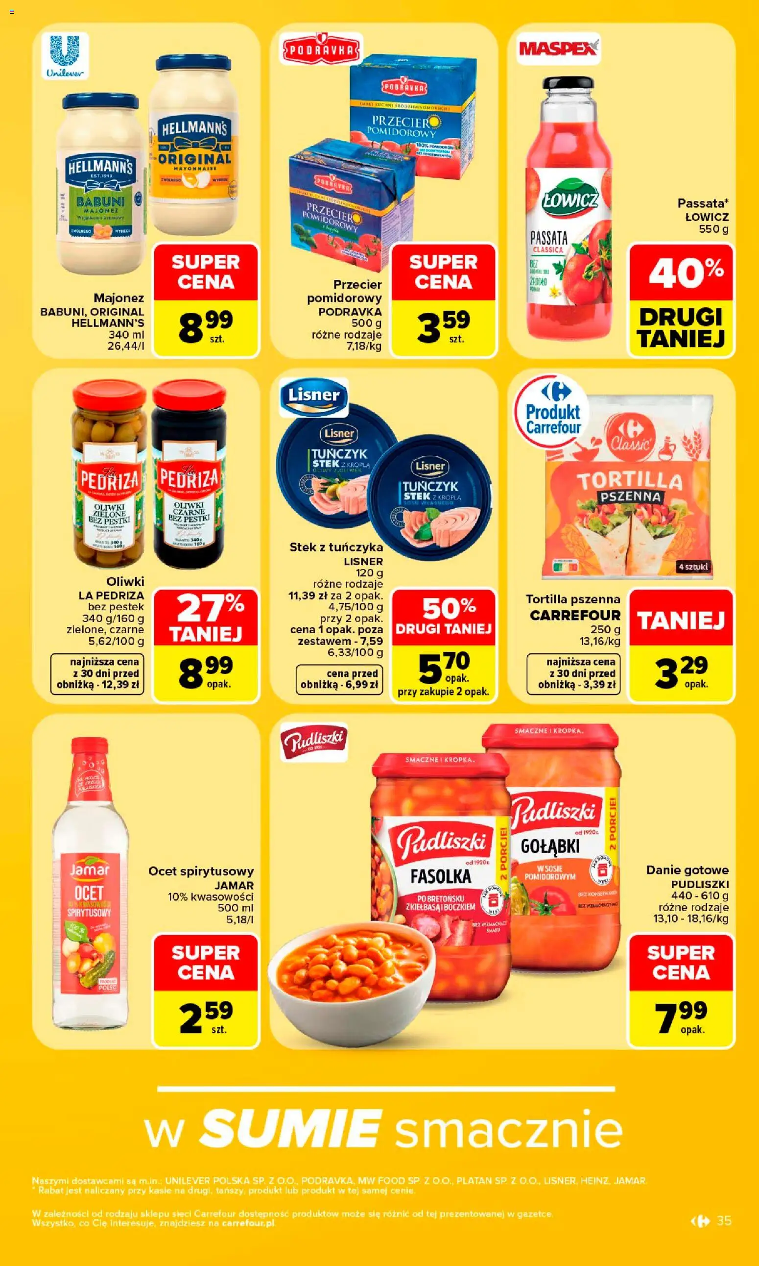 Carrefour gazetka od 10.08.2026 | Strona: 37 | Produkty: Stek z tuńczyka, Tortilla, Tuńczyk, Oliwki