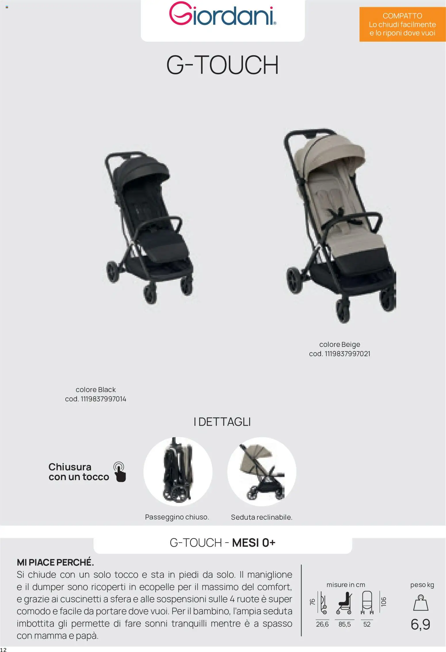 Volantino Prenatal del 16/09/2026 | Pagina: 12 | Prodotti: Passeggino