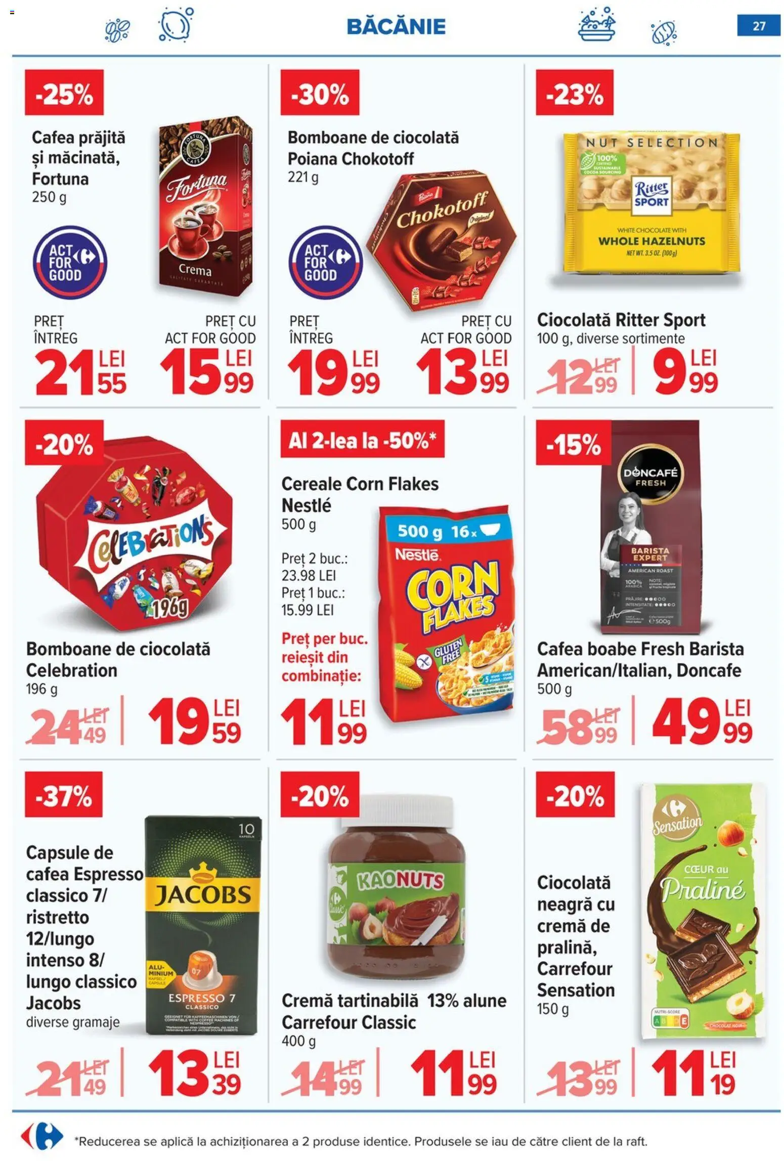 Noul catalog Carrefour – valabil de la 10.06.2026 | Pagină: 27 | Produse: Alune, Köpek çiti, Cafea, Bomboane