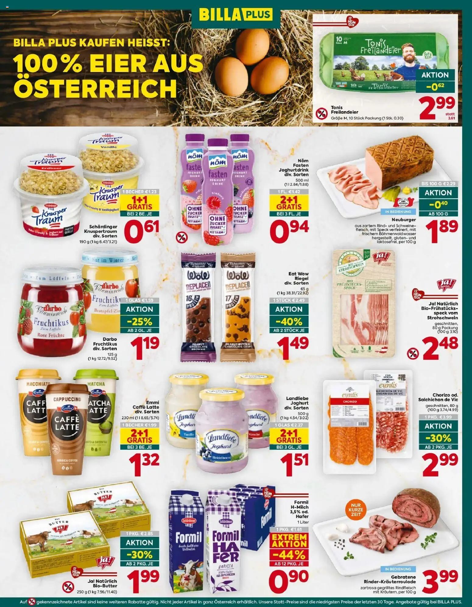 Billa Plus Flugblatt - Kittsee-Burgenland von 15.10.2026 - Aktuelle Angebote | Seite: 11 | Produkte: Zucker, Vanille, Vollmilch, Eier