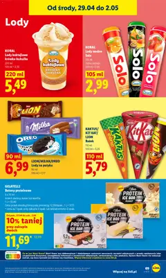 Pogląd oferty "KORAL Lody koktajlowe krówka-kukułka, Lody koktajlowe krówka-kukułka, 220 ml" - ważna od 29.04.2026 | Strona: 69