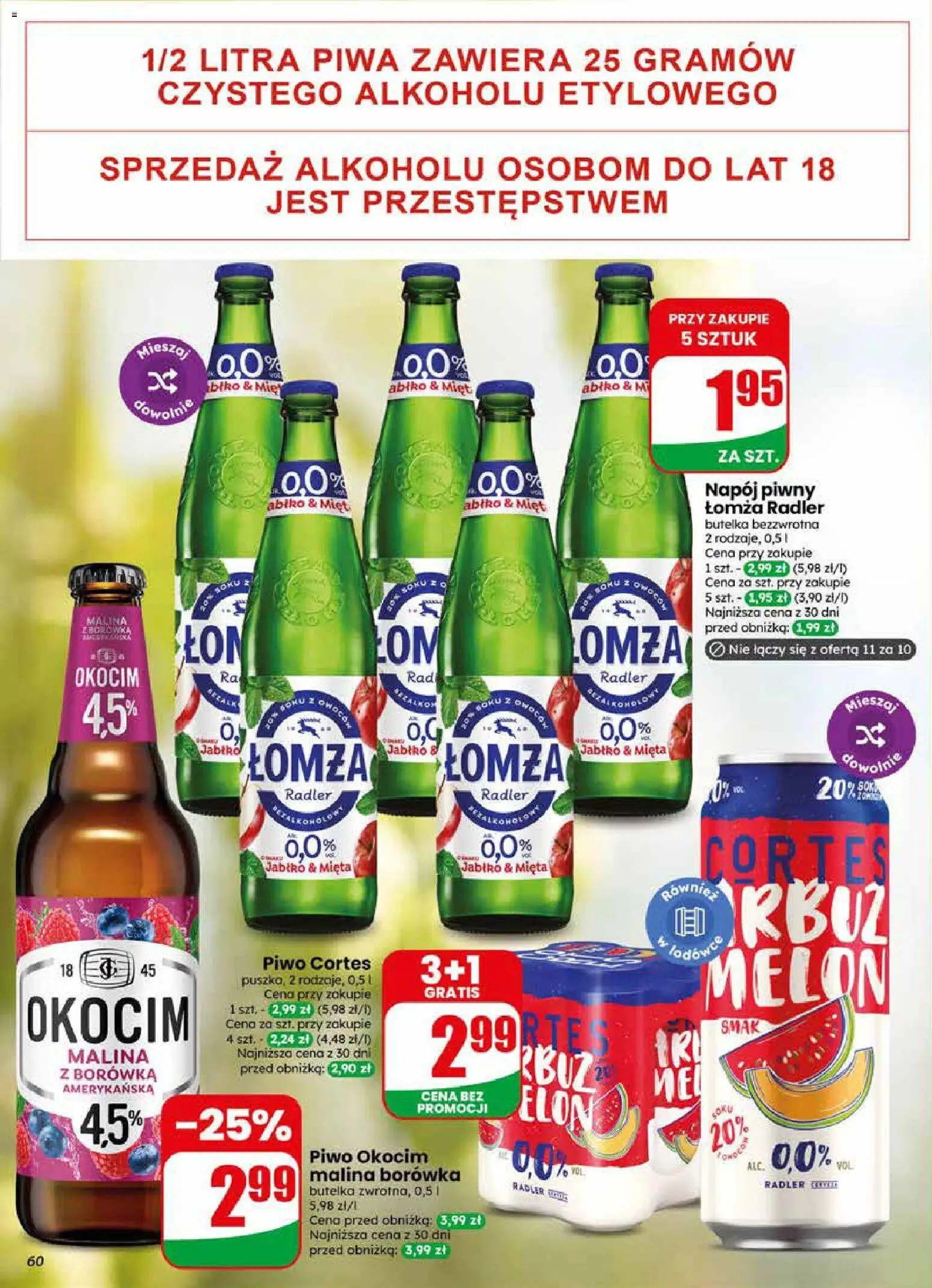 Dino gazetka od 10.06.2026 | Strona: 60 | Produkty: Malina, Borówka amerykańska, Mięta, Piwo