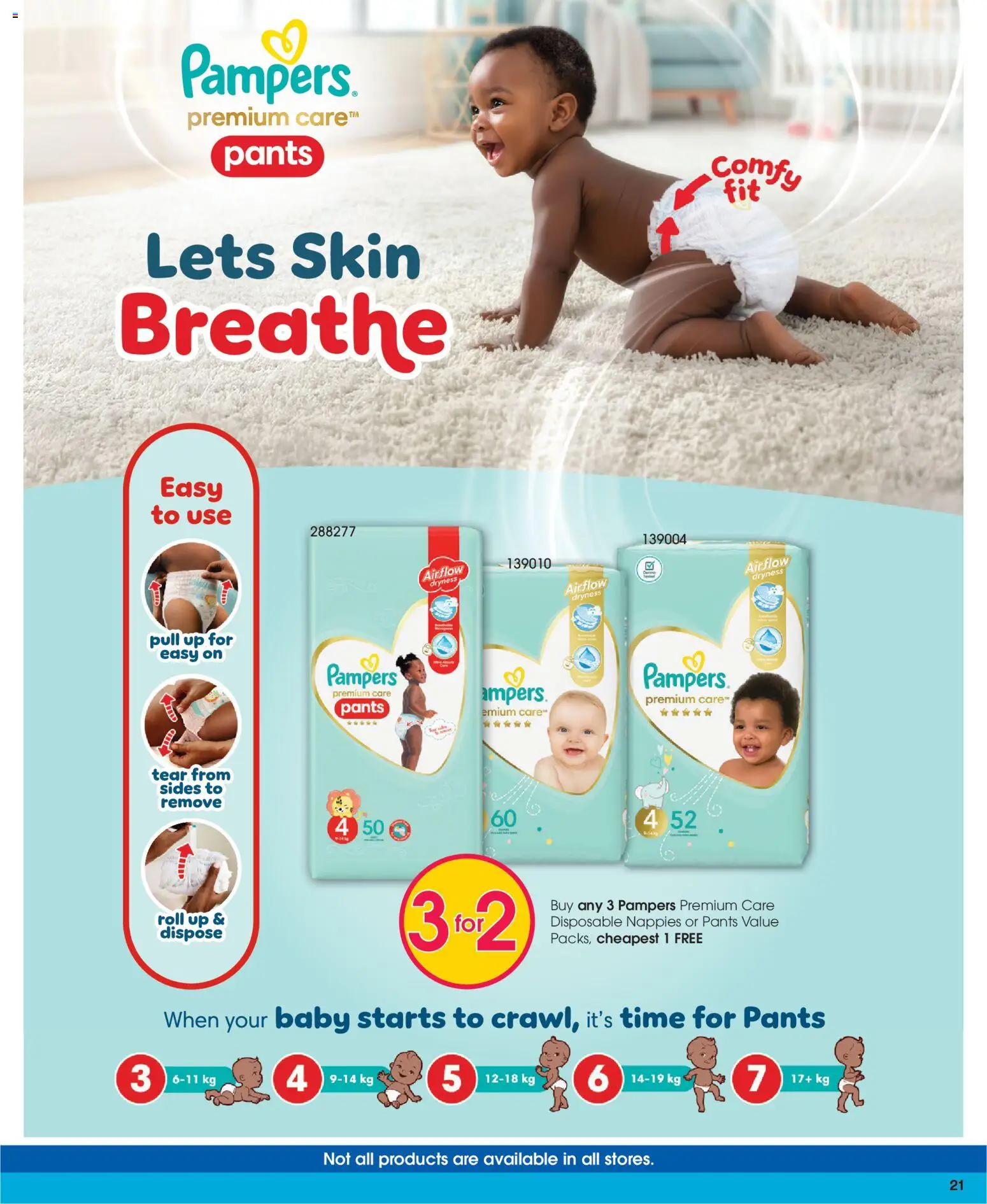 New Clicks catalogue – valid from 09.04.2026 | Page: 21 | Products: Pants, Nappies