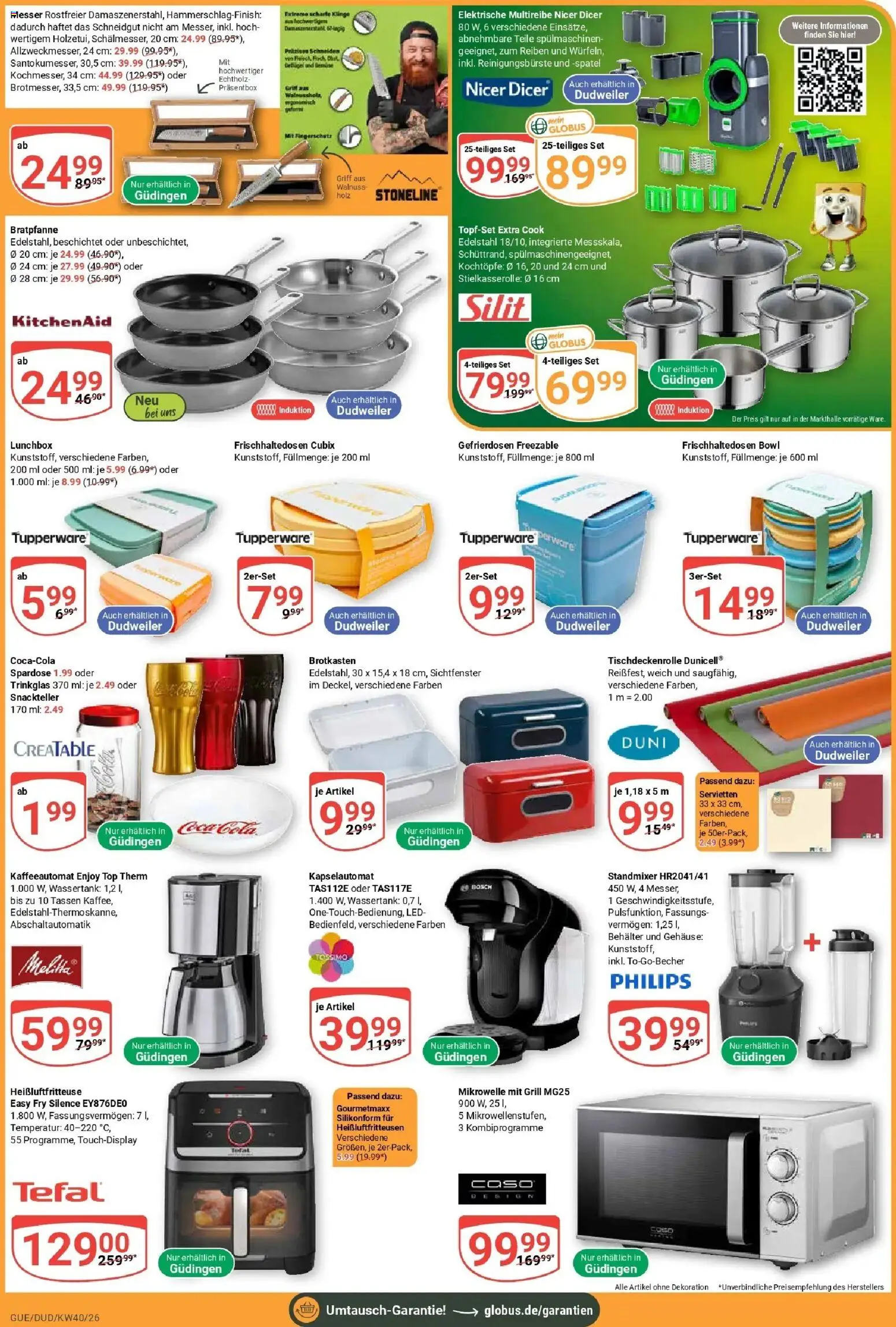 Globus Prospekt Saarbrücken-Dudweiler (ab 28.09.2026) » Angebote online | Seite: 7 | Produkte: Top, Bosch, Melitta, Grill