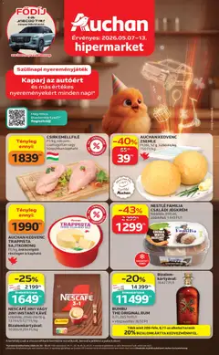 Auchan akciós újság - amely érvényes a következő dátumtól: 07.05.2026