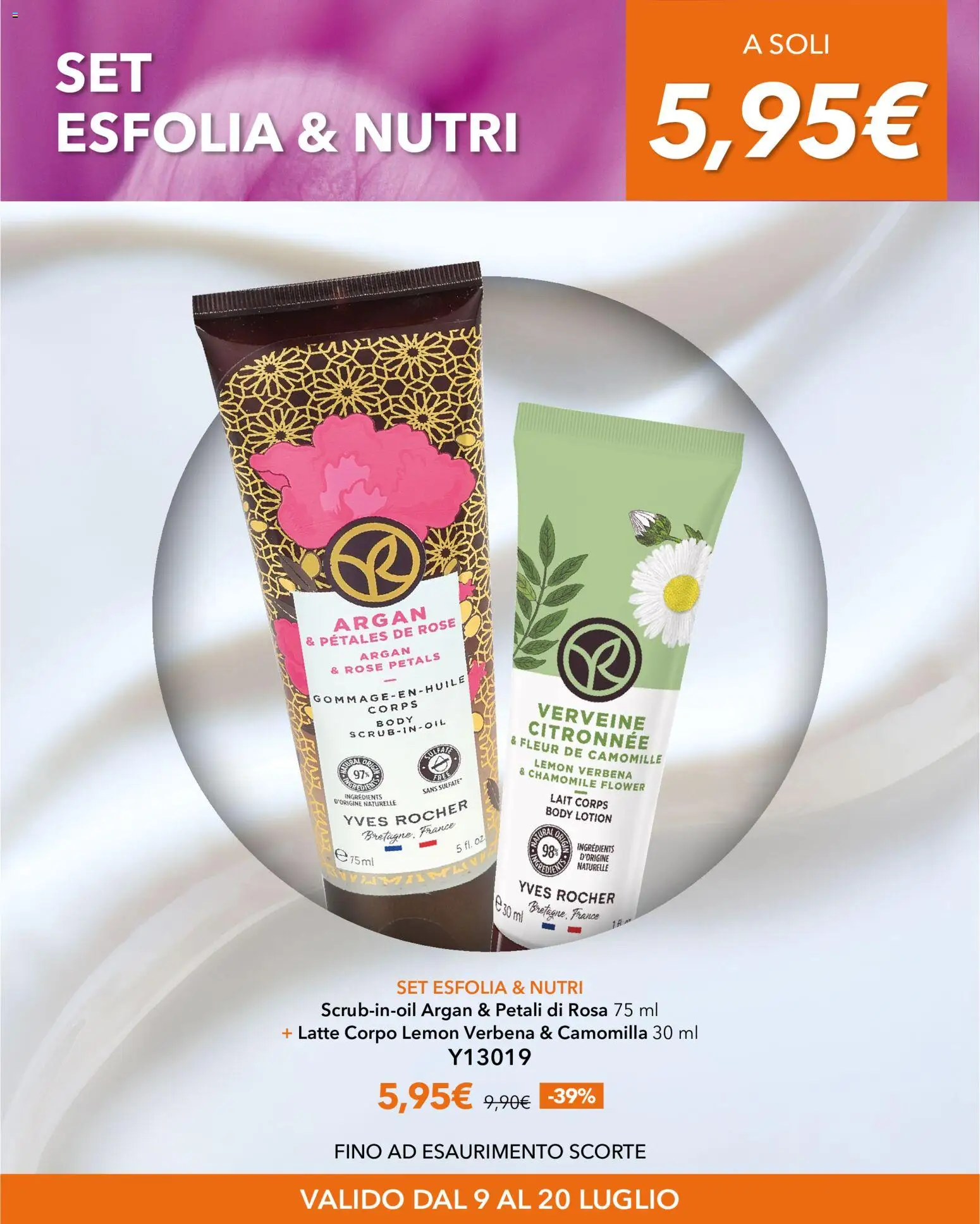 Volantino Yves Rocher del 09/07/2026 | Pagina: 20 | Prodotti: Latte