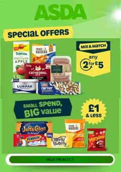 Preview of Weekly offers Asda valid from 21/07/2026
