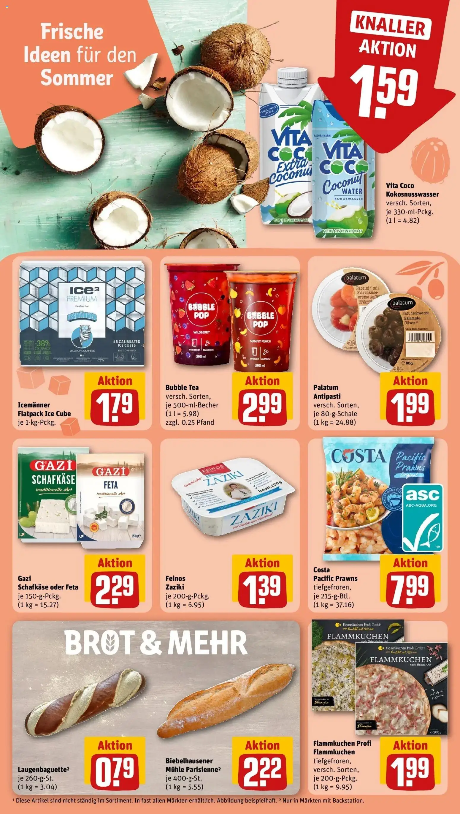 REWE Prospekt ab 10.08.2026 zum Blättern » Angebote | Seite: 20 | Produkte: Mühle, Feta, Creme, Mango