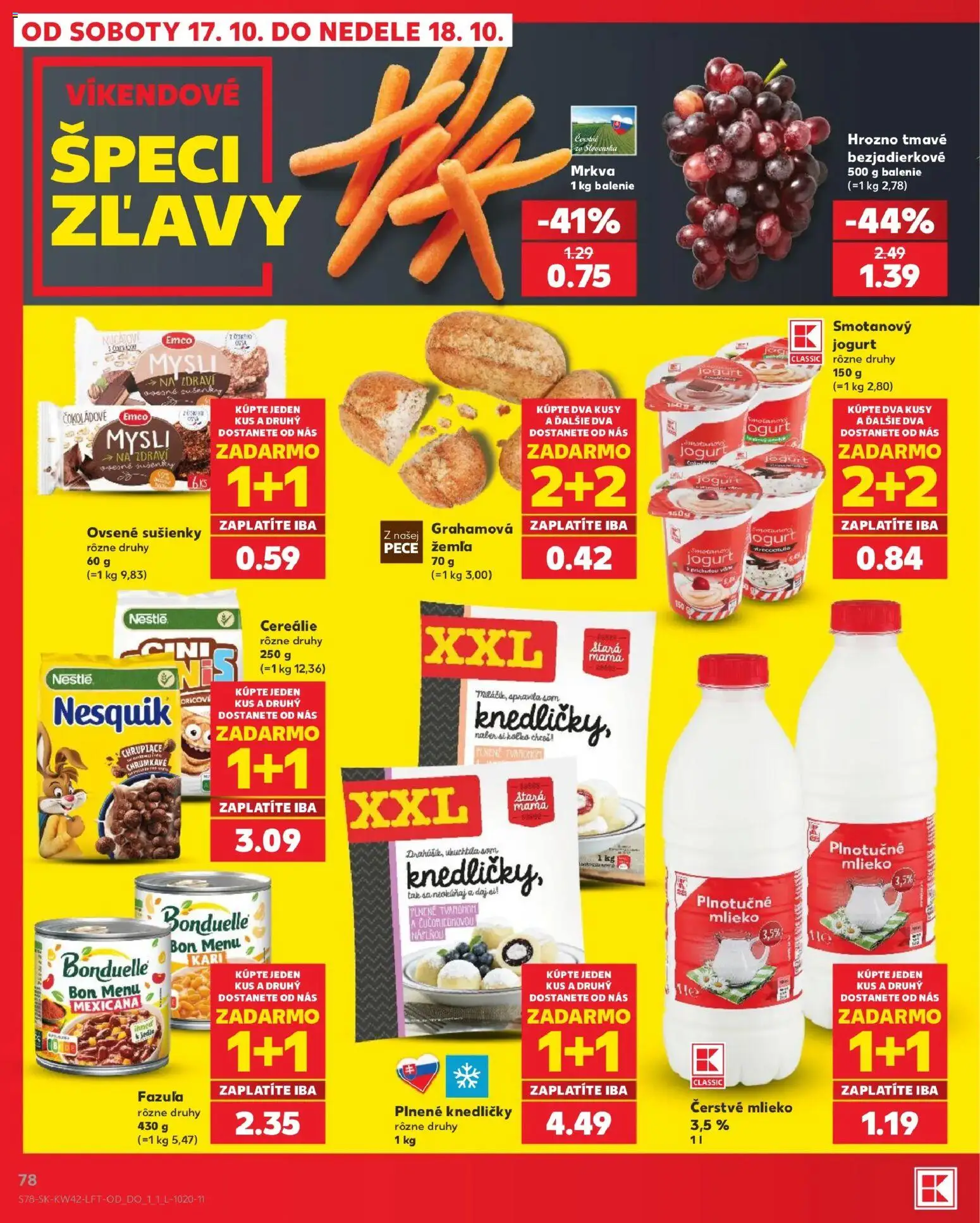 Nové Kaufland akcie – leták je platný od 15.10.2026 | Strana: 78