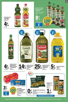 Vista previa E.Leclerc folleto válido desde el 22.04.2026 | Página: 7 | Productos: Aceite, Κάδος απορρυμάτων, Aceite de oliva virgen extra, Anchoa