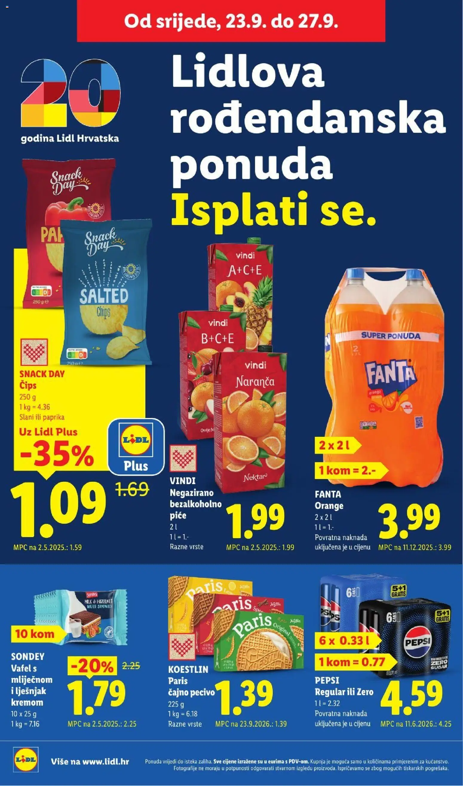 Lidl katalog | vrijedi od 21.09.2026 | Stranica: 52