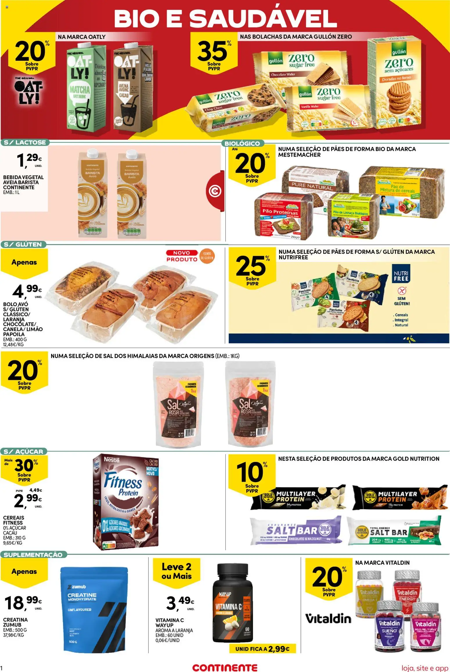 Continente Semanal Continente Bom Dia │ válido de 28/07/2026 | Página: 15 | Produtos: Aveia, Forno, Quinoa, Matcha