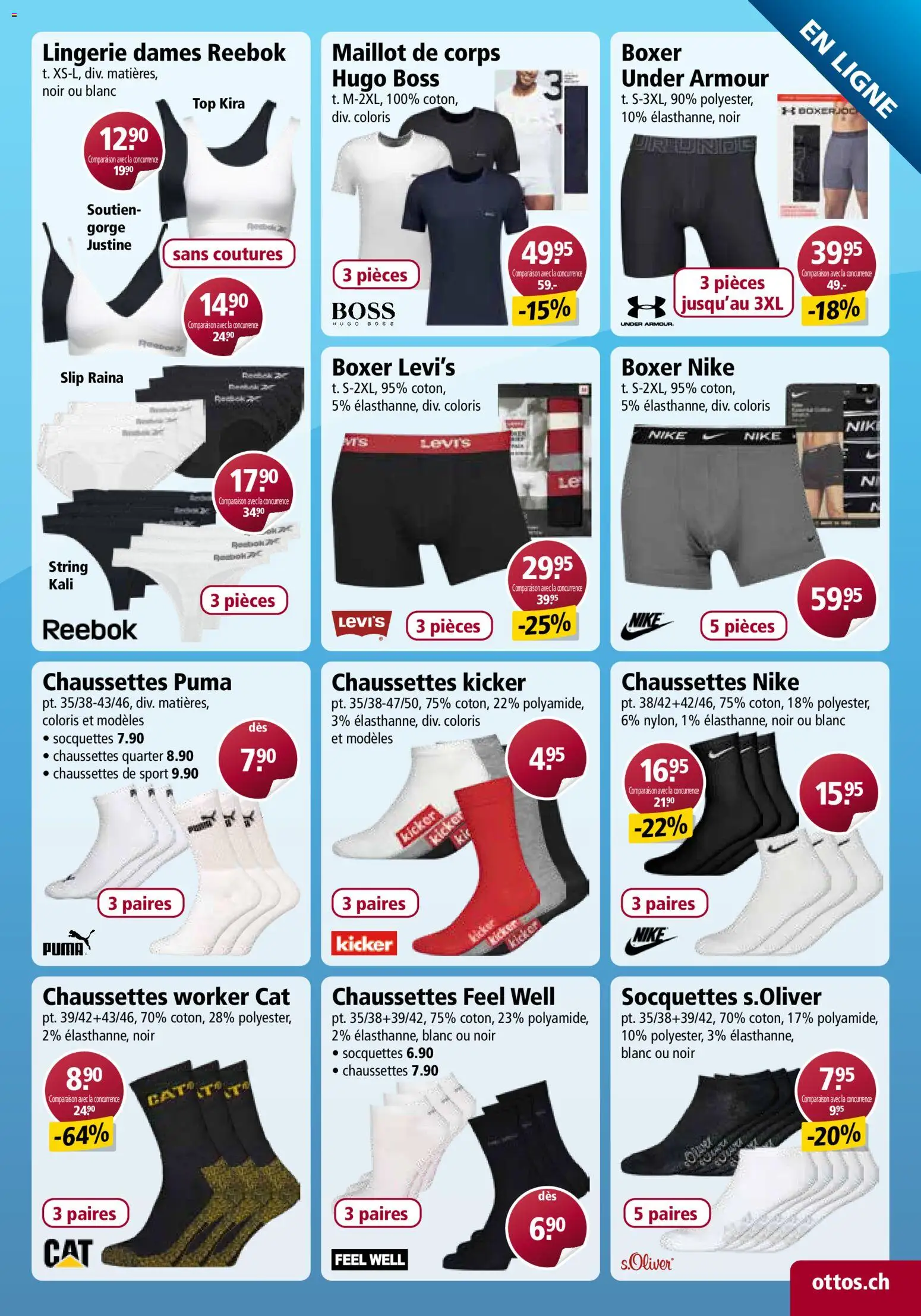 Otto's aktionen Online FR – gültig ab 10.10.2026 | Seite: 37 | Produkte: String, Slip, Boxer, Top