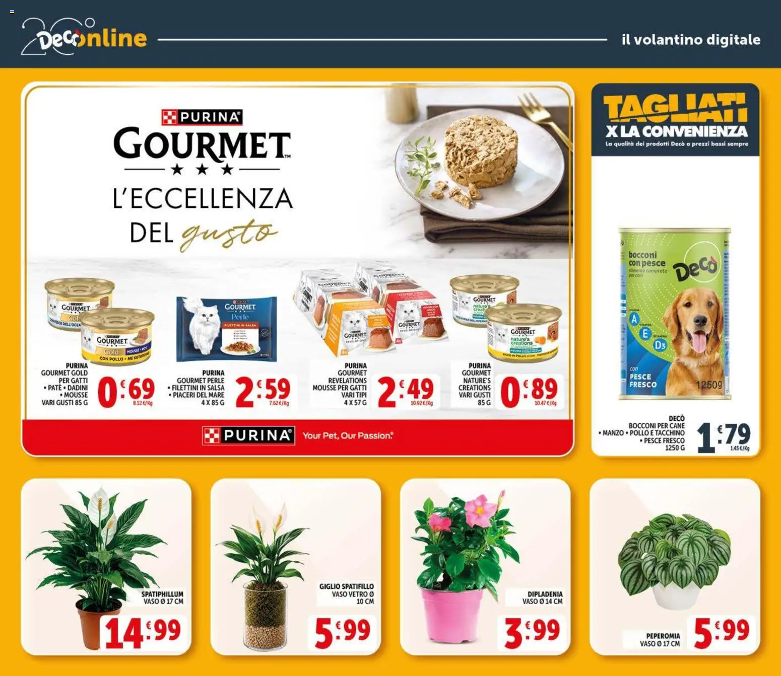 Volantino Decò del 20.05.2026 | Pagina: 39 | Prodotti: Pesce, Salsa, Tacchino, Vaso