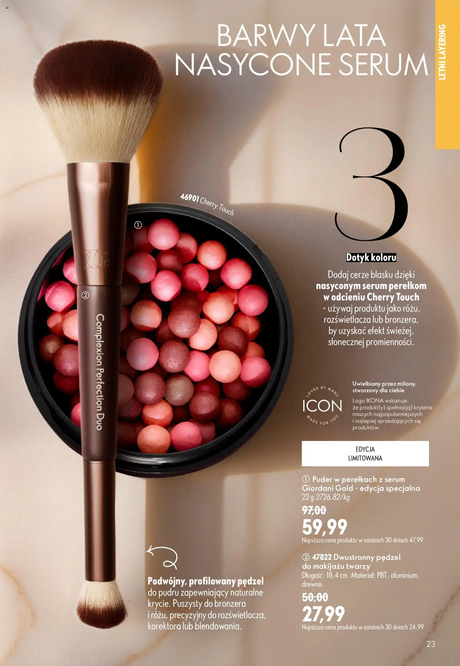 Oriflame Katalog 9 2026 od 17.06.2026 | Strona: 23 | Produkty: Pędzel, Puder