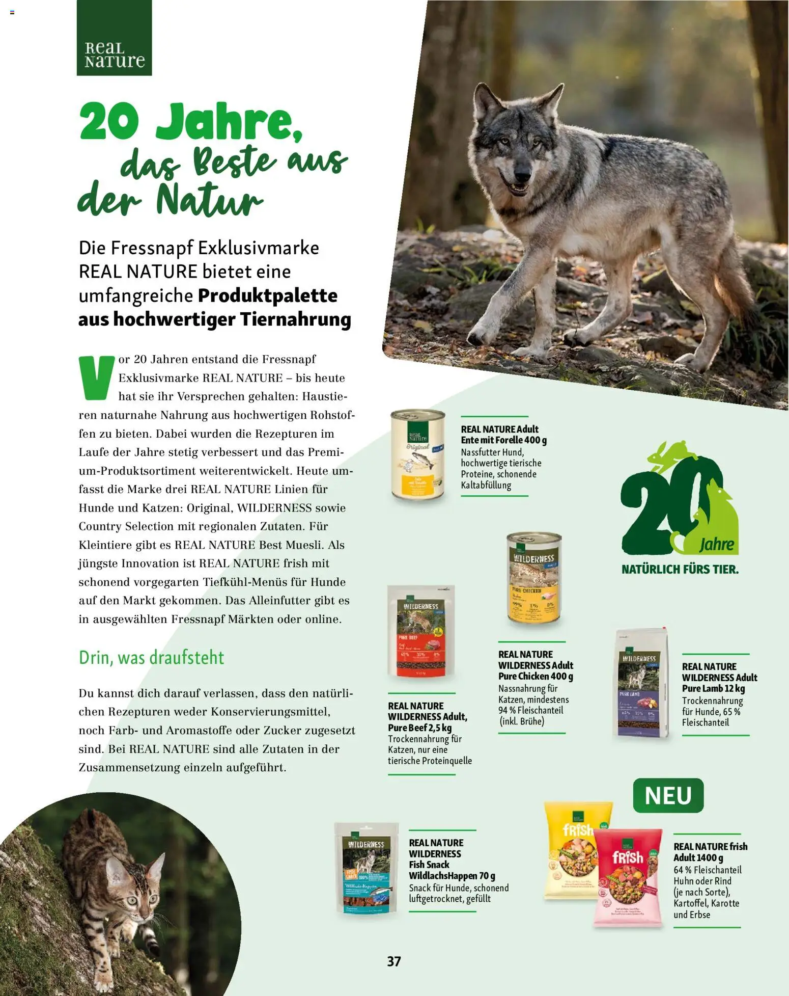 Fressnapf Friends Magazin – gültig ab 01.09.2026 | Seite: 37 | Produkte: Zucker, Erbse, Karotte, Ente