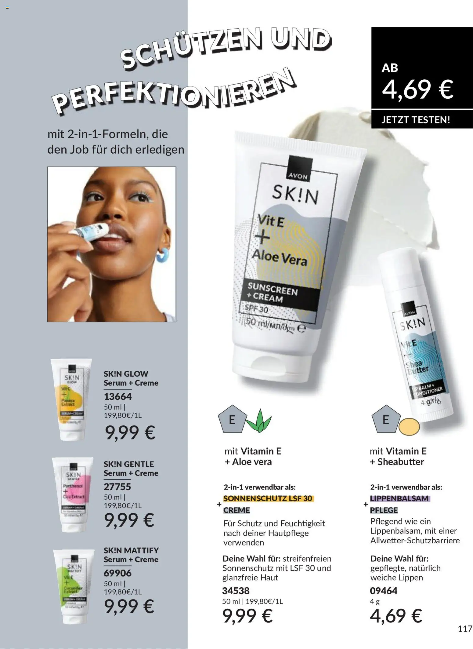 AVON Katalog Mai 2026 – gültig ab 01.05.2026 | Seite: 133 | Produkte: Creme, Serum, Lip Balm, Lippenbalsam