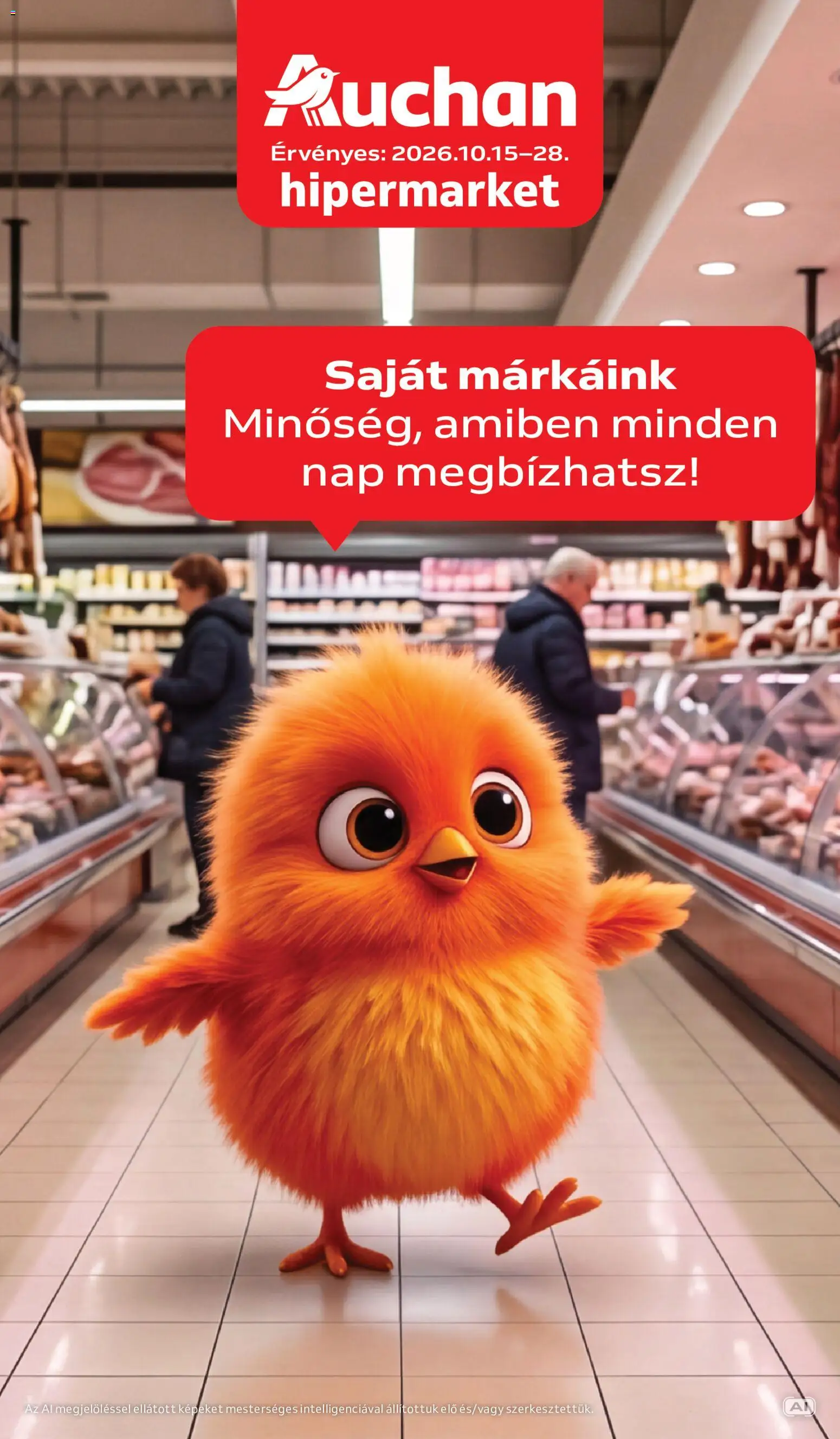 Auchan akciós ujság - amely érvényes a következő dátumtól: 2026.10.15. | Oldal: 1