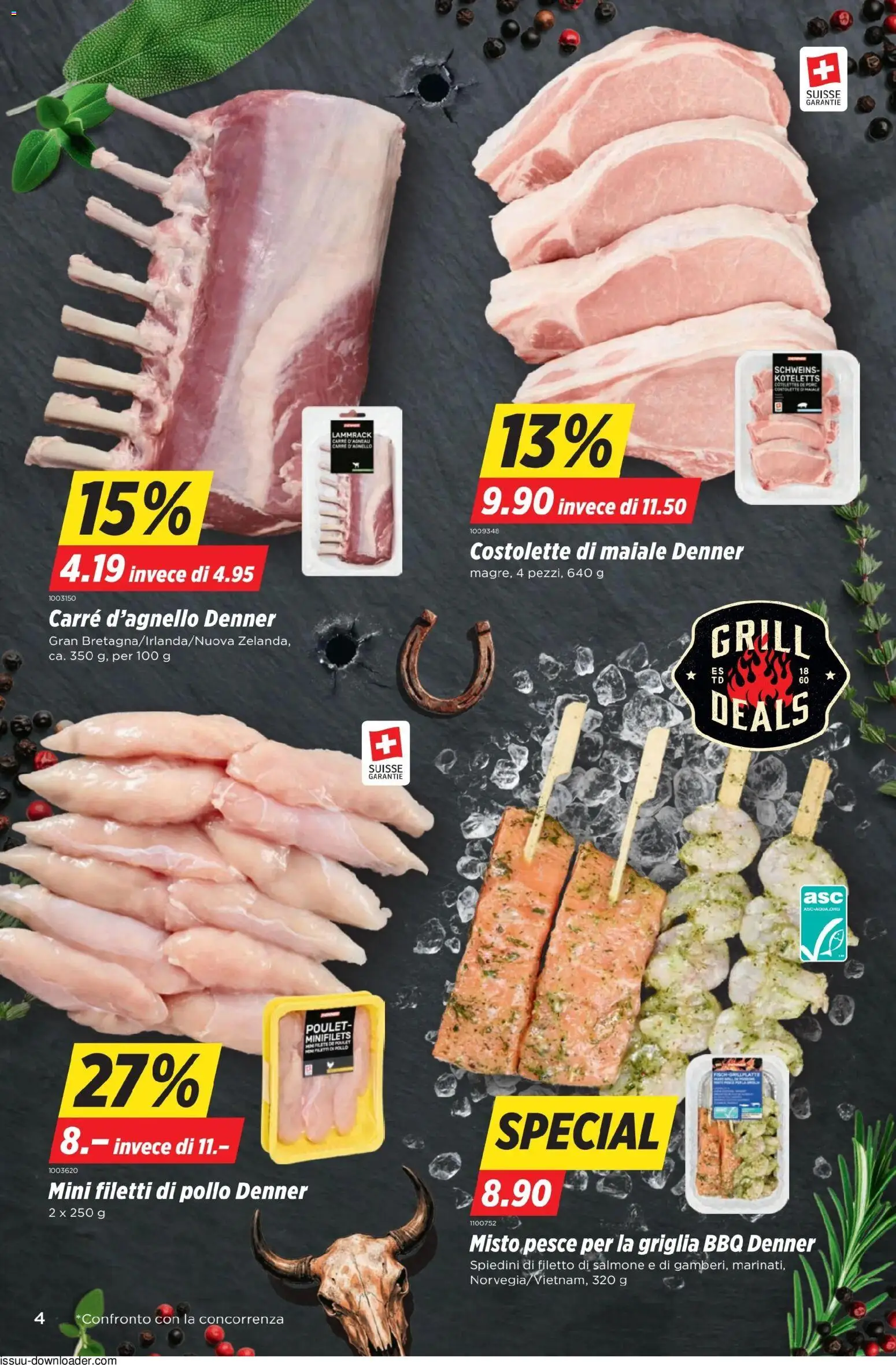 Denner aktionen IT – gültig ab 04.06.2026 | Seite: 4 | Produkte: Grill