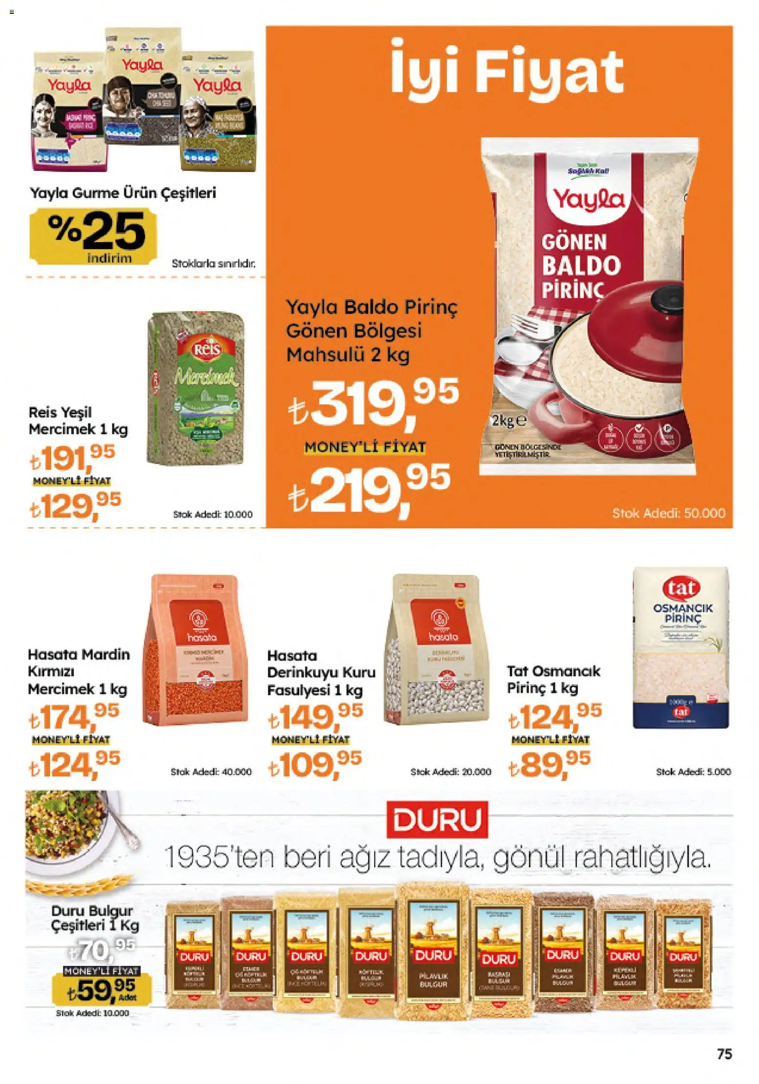 Migros Katalog - 5M Migroskop Dijital - 04.06.2026 tarihinden itibaren geçerlidir | Sayfa: 75 | Ürünler: Ravioli, Pirinç