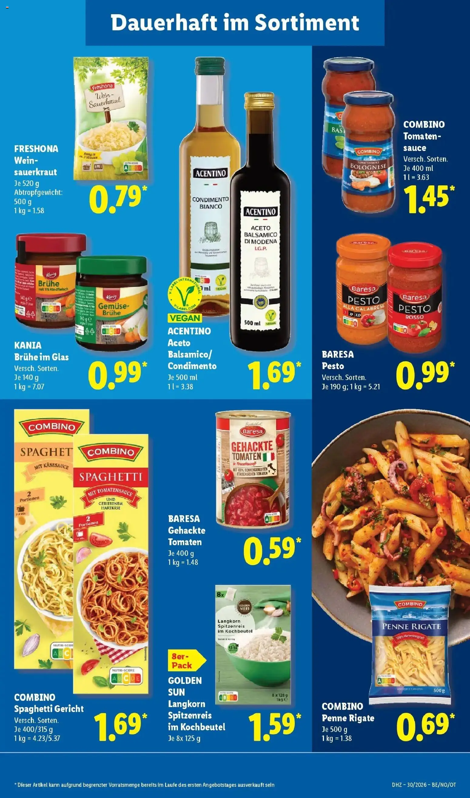 Lidl Prospekt Emlichheim – gültig ab 20.07.2026 | Seite: 23 | Produkte: Spaghetti, Brühe, Gemüse, Rindfleisch