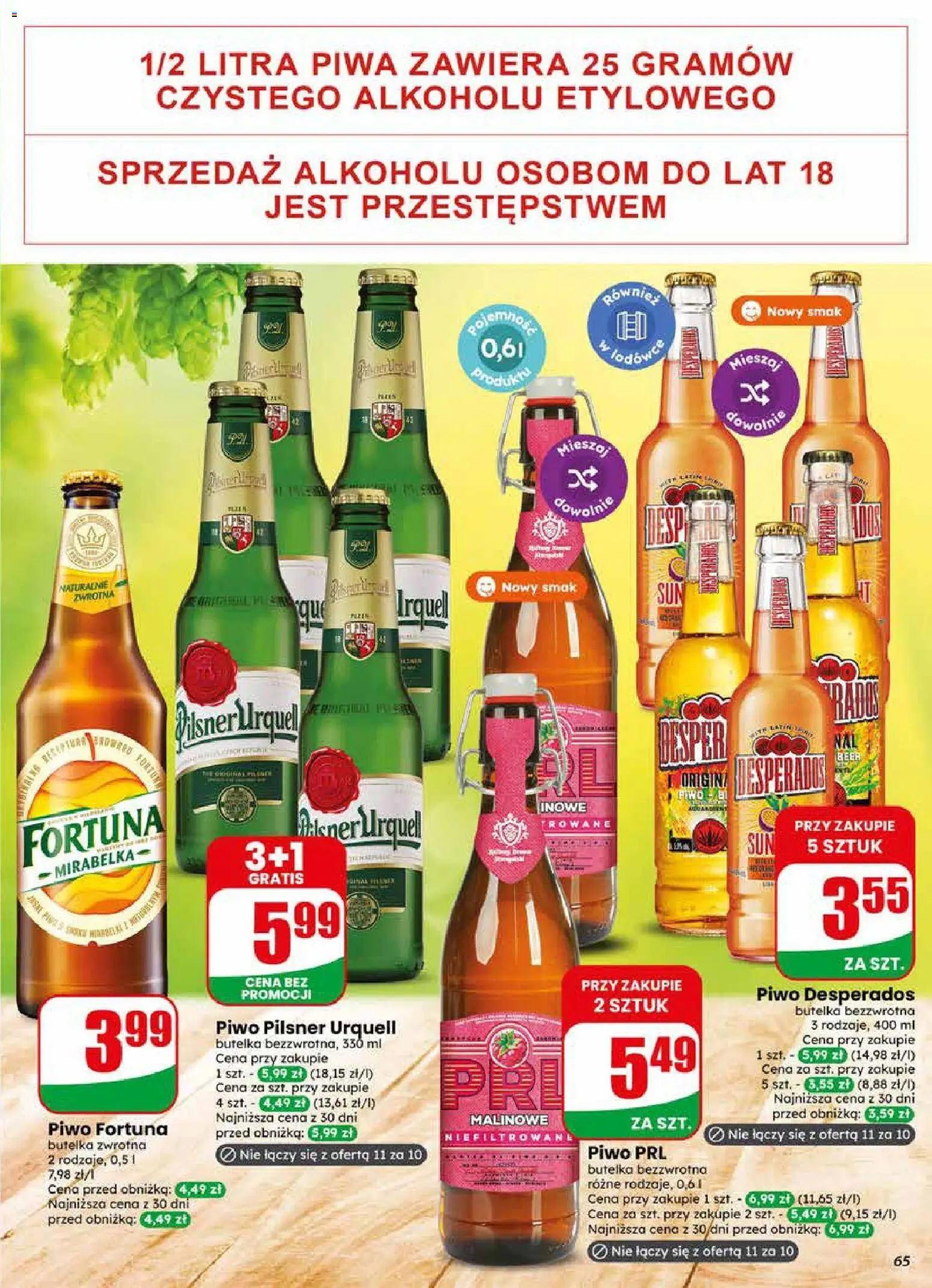 Dino gazetka od 17.06.2026 | Strona: 65 | Produkty: Piwo Desperados, Piwo