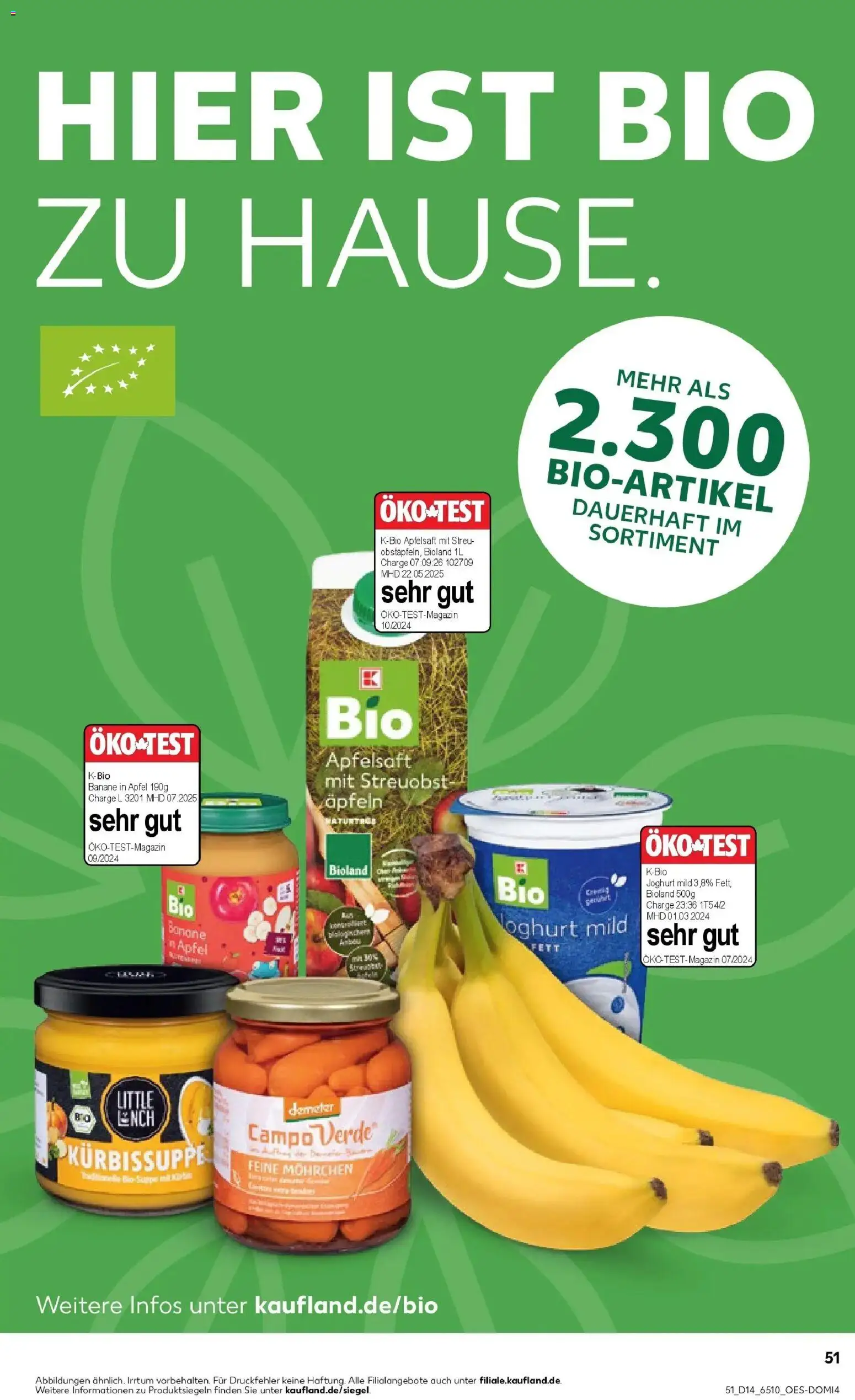 Kaufland Prospekt Bergkamen	 – gültig ab 02.04.2026 | Seite: 51 | Produkte: Joghurt, Äpfel, Apfelsaft, Kürbis