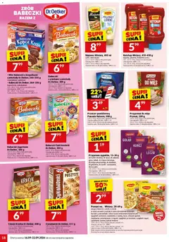 Pogląd oferty "Twój Market gazetka" - ważna od 16.09.2026 | Strona: 18 | Produkty: Spaghetti, Zapiekanka, Ryba, Kotlety
