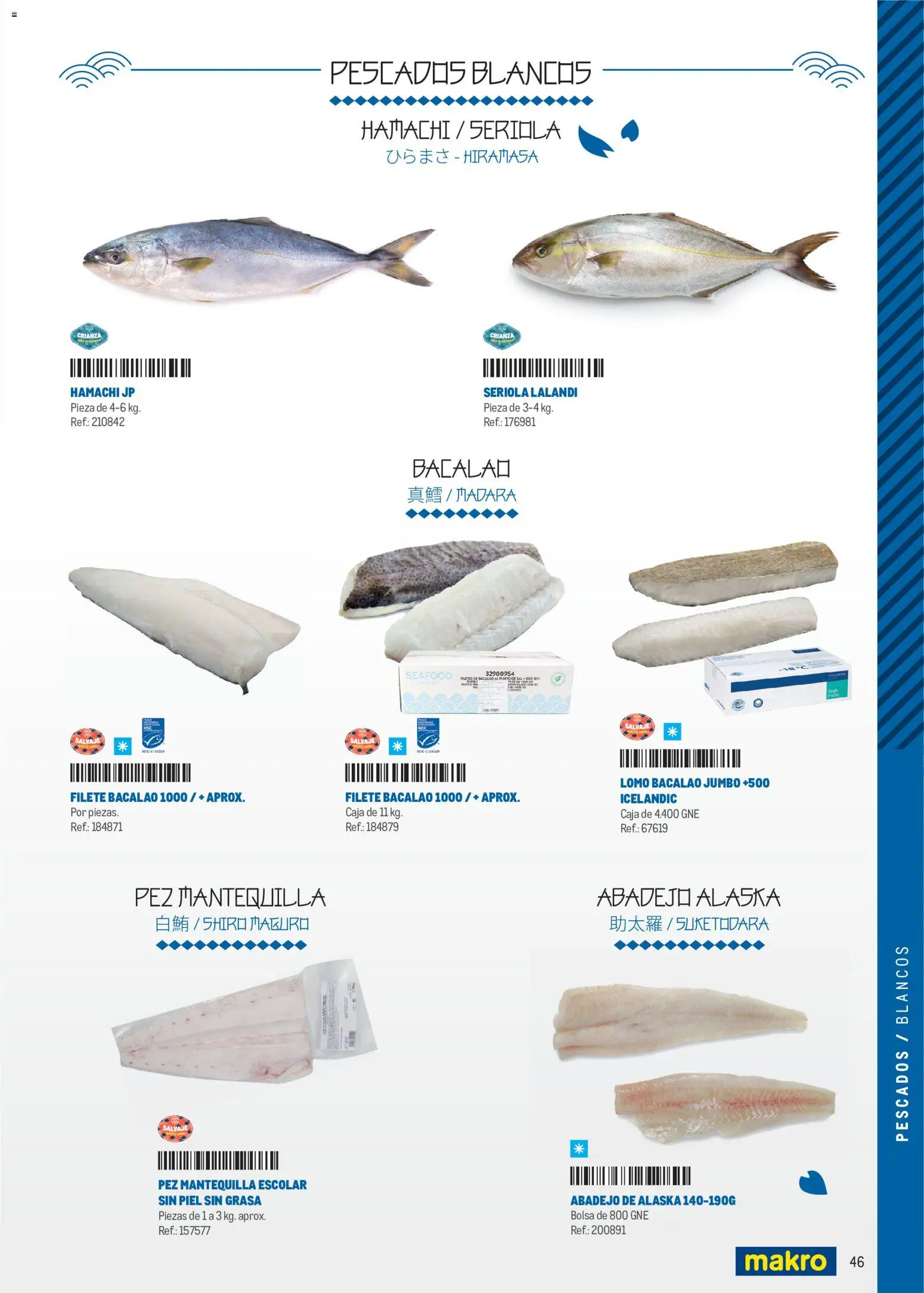 Makro Cocina Fusión Asiática Canarias II │ válido desde el 11.05.2026 | Página: 46 | Productos: Bolsa, Filete, Συσκευή ροής, Caja