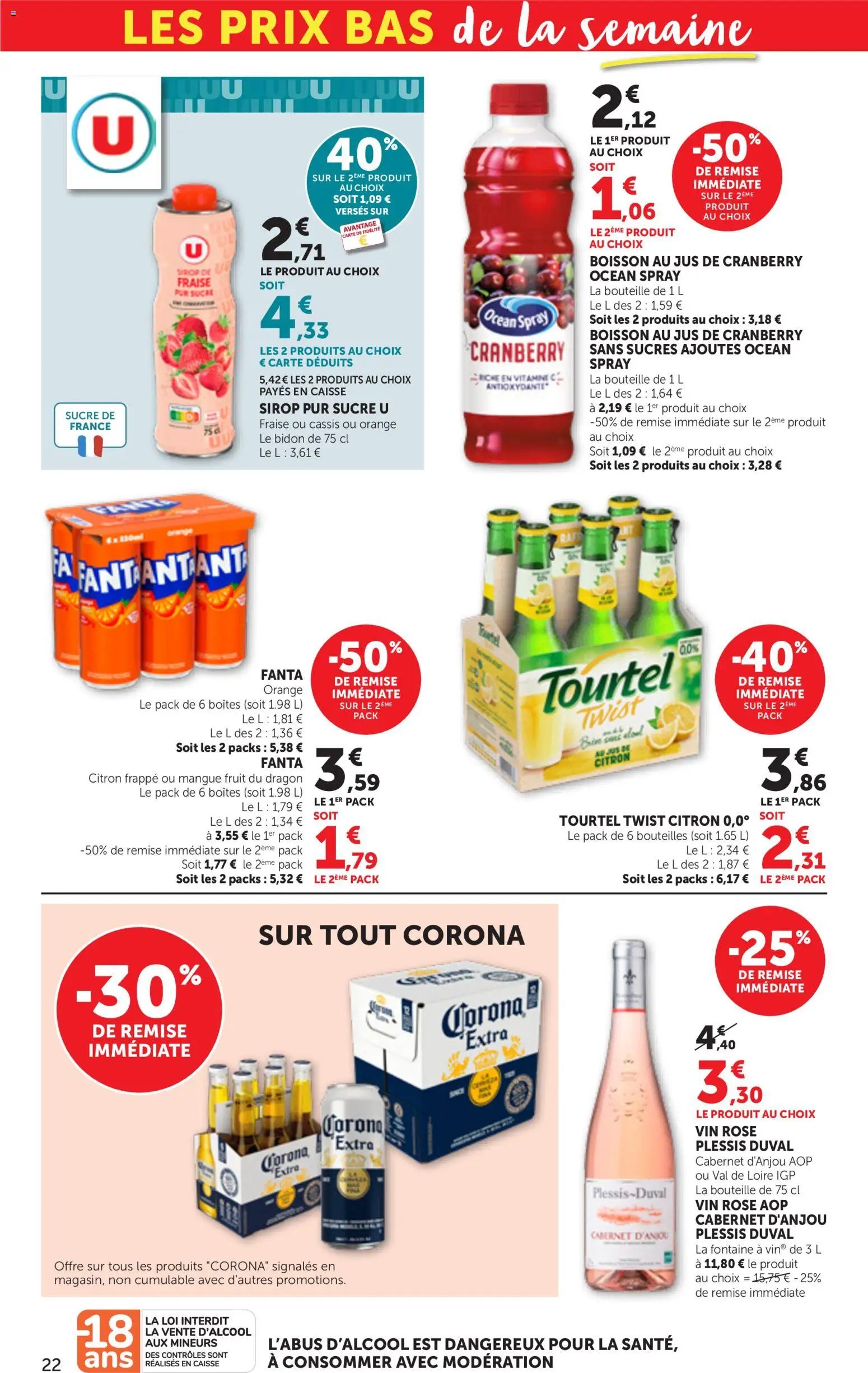 {H1} | Page: 22 | Produits: Cassis, Sucre, Mangue, Sirop