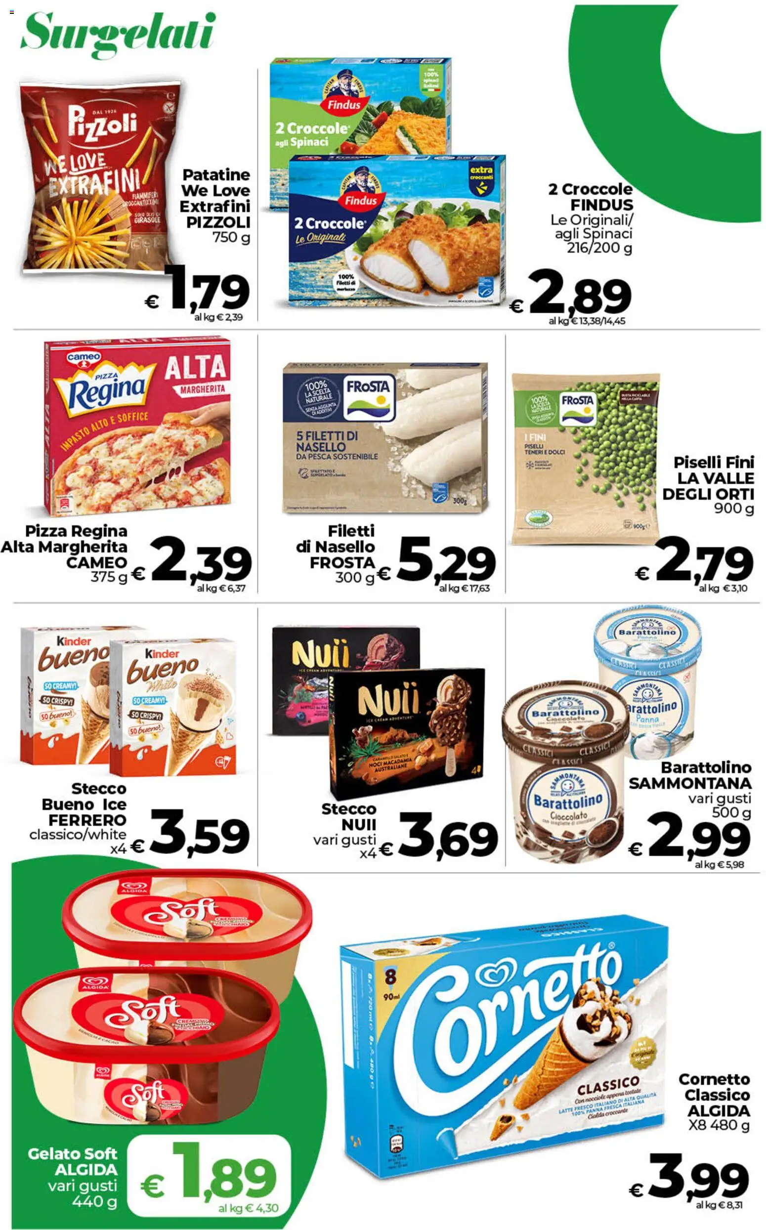 Volantino COOP del 10/07/2026 | Pagina: 13 | Prodotti: Pizza, Patatine, Panna, Nasello
