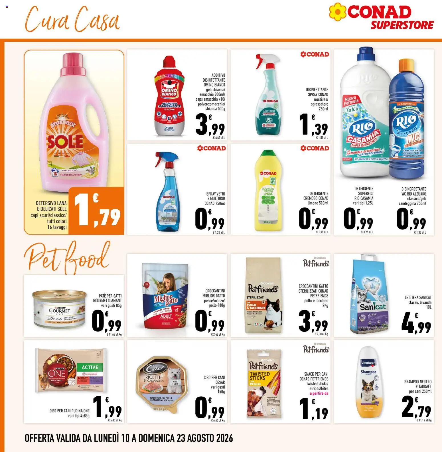Volantino Conad del 10/08/2026 | Pagina: 30