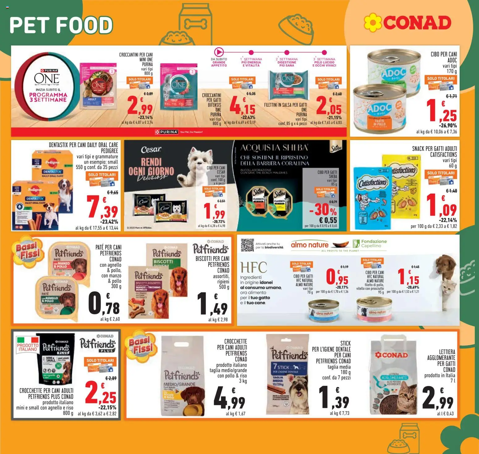 Volantino Conad del 08/10/2026 | Pagina: 19 | Prodotti: Prosciutto, The, Cibo per cani, Agnello