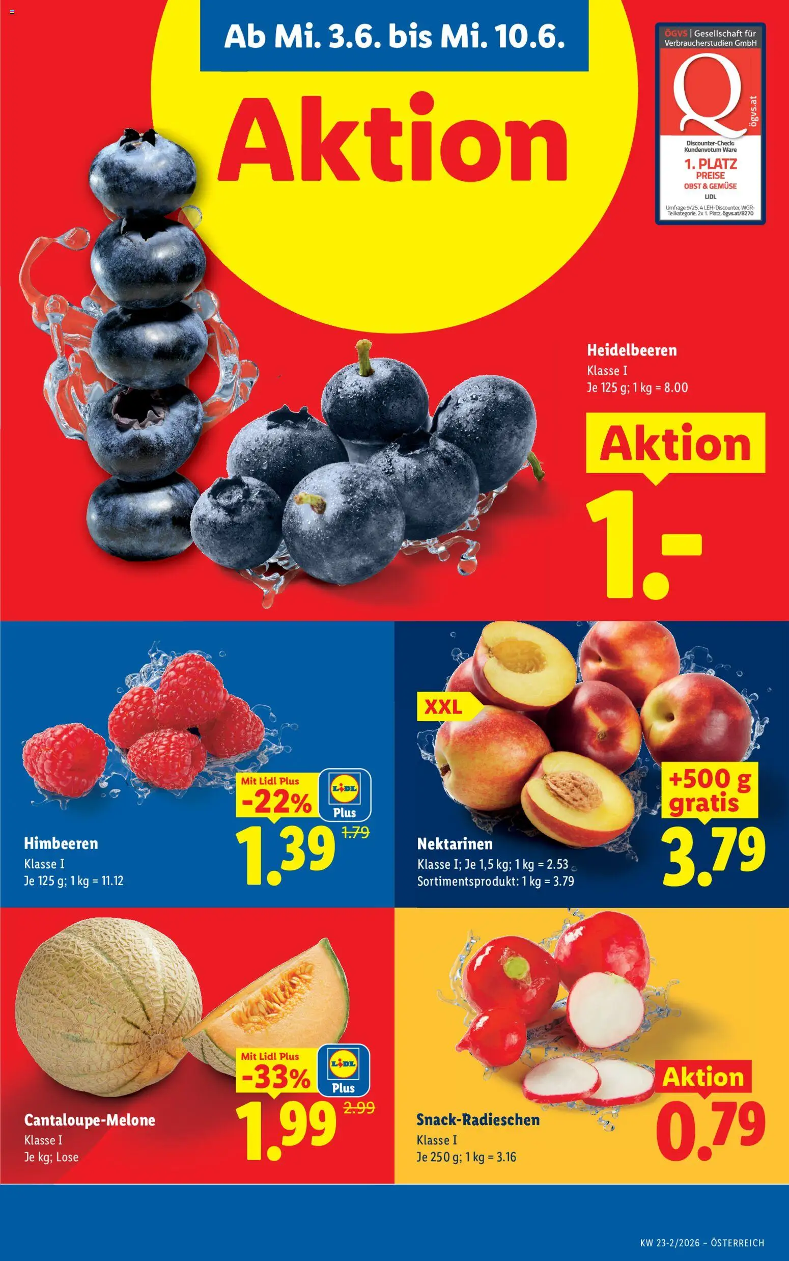 Lidl - Flugblatt gültig ab 03.06.2026 | Seite: 7 | Produkte: Gemüse, Obst
