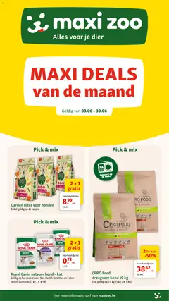 Maxi Zoo folder - Voorbeeld van een folder van Maxi Zoo, geldig van 03.06.2026