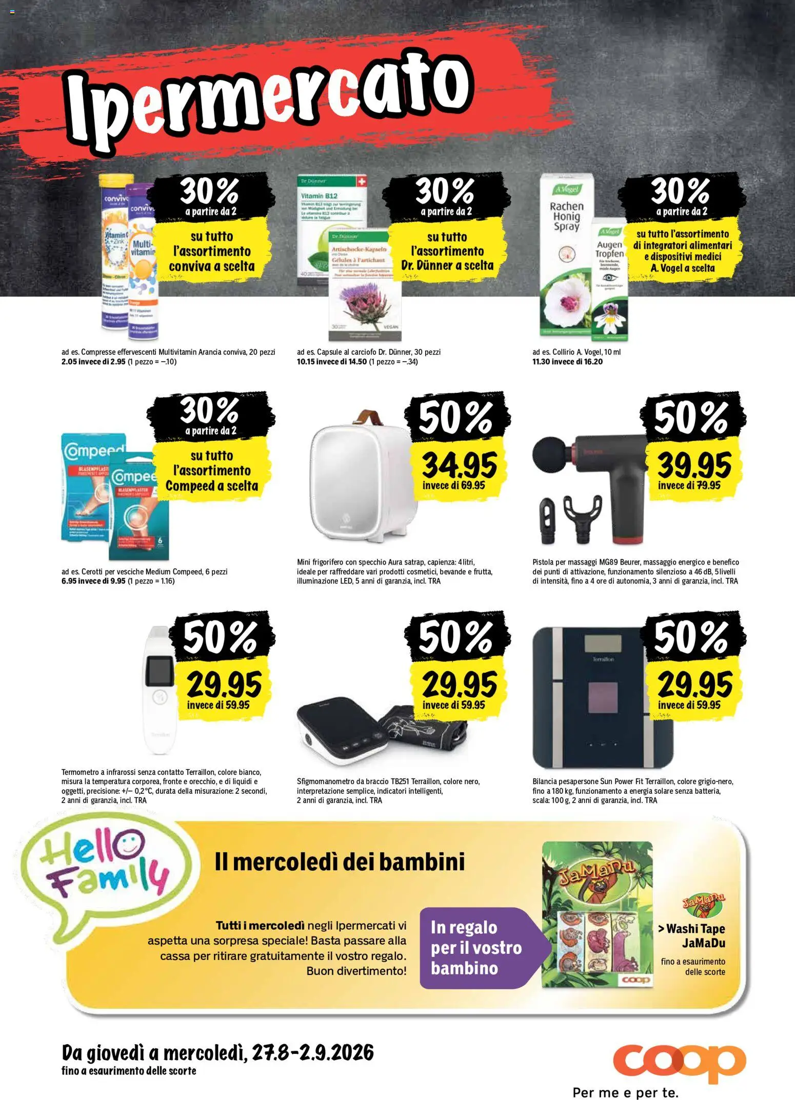 Coop aktionen IT – gültig ab 27.08.2026 | Seite: 24 | Produkte: Monitor, Thermometer