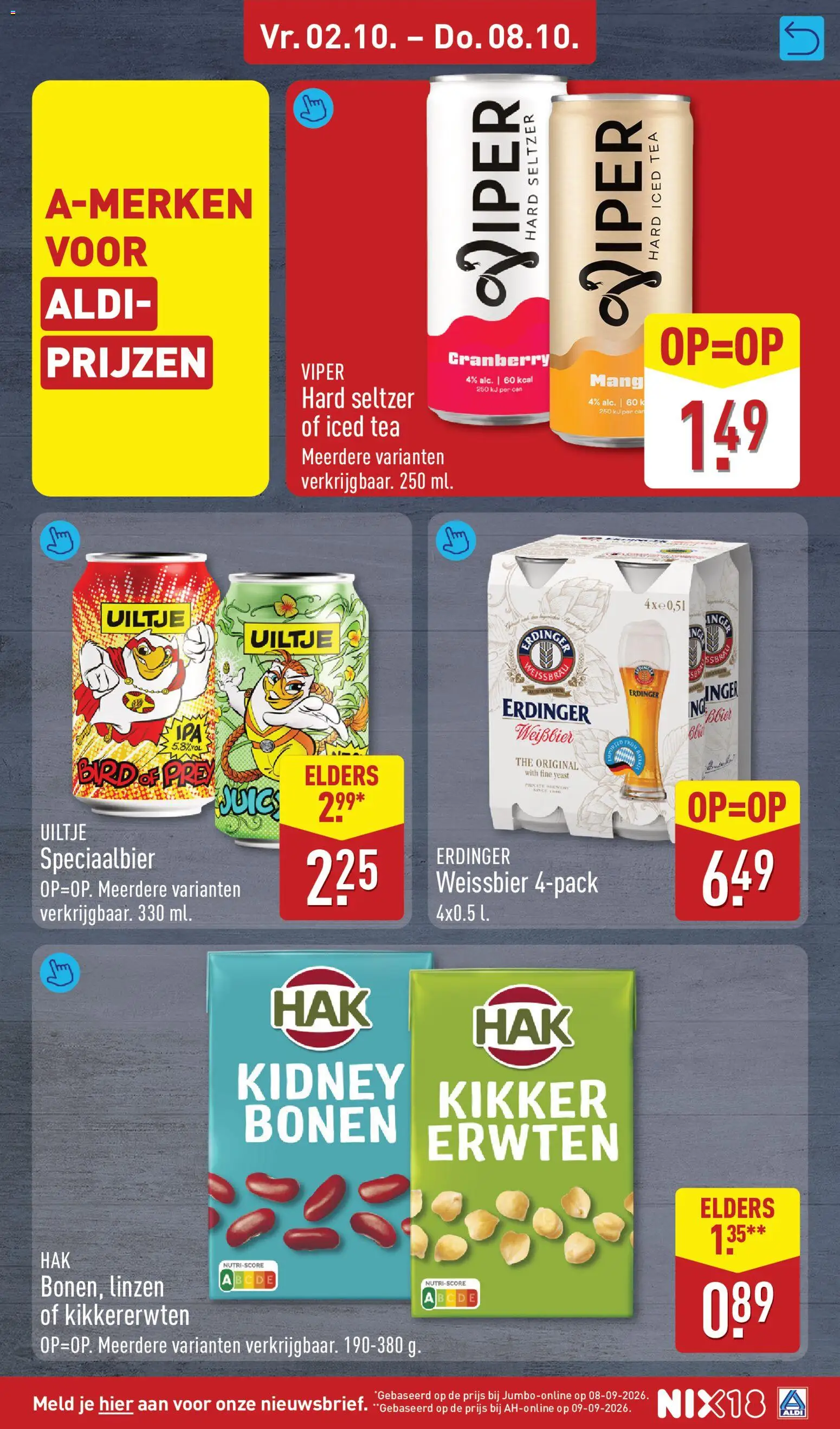 {H1} | Pagina: 9 | Producten: Kikkererwten, Linzen, Bonen