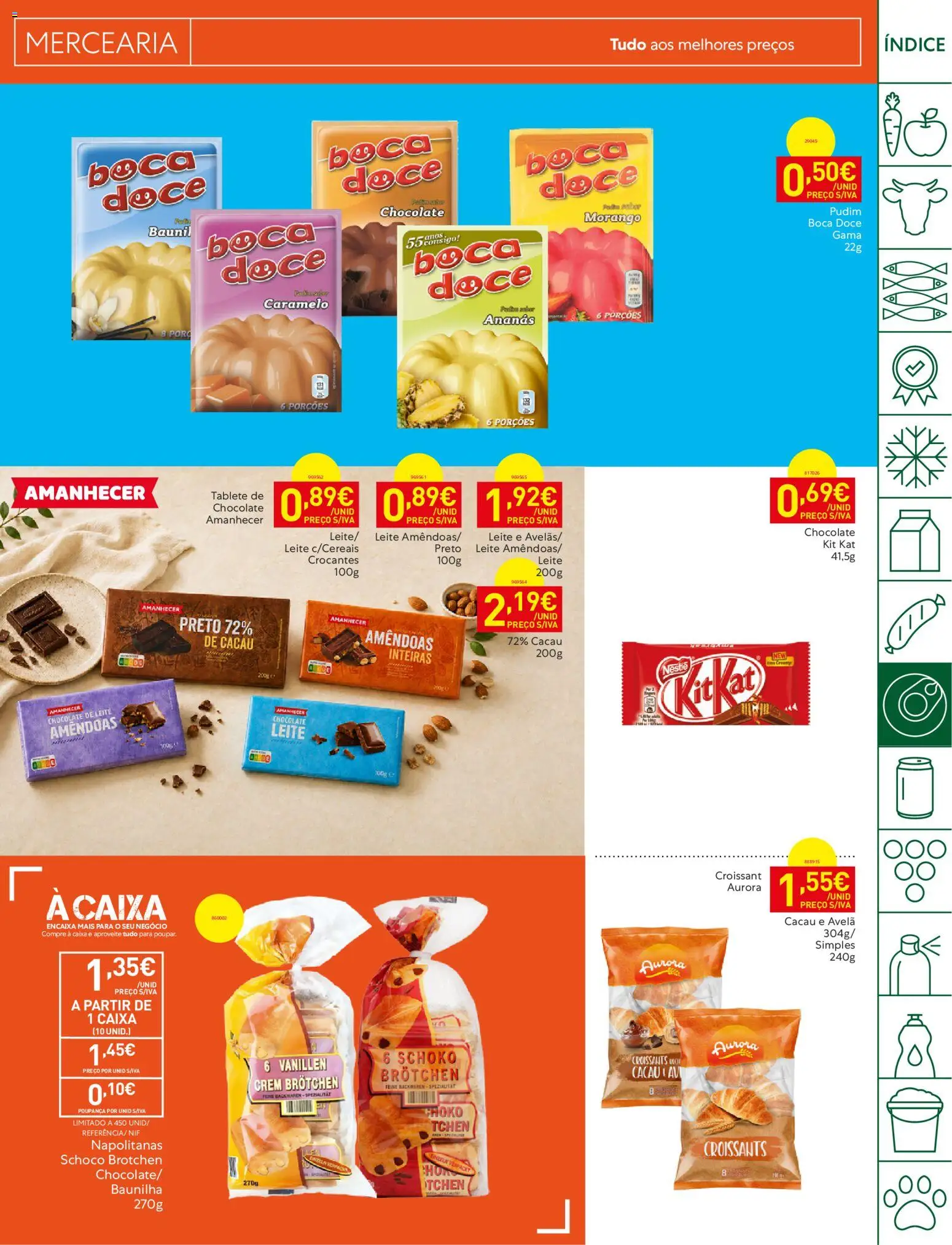 Recheio folheto Madeira │ válido de 18/08/2026 | Página: 21 | Produtos: Cacau, Pudim, Ananás, Caixa