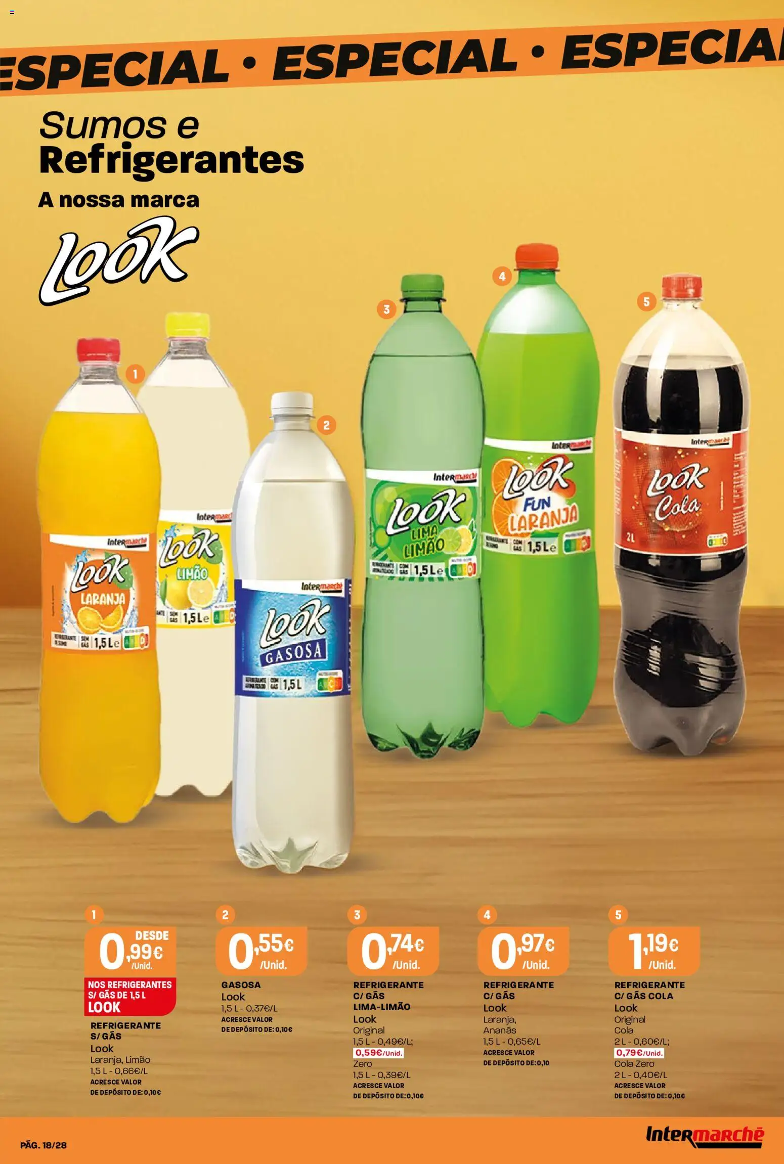 Intermarché Folheto Contact │ válido de 20/08/2026 | Página: 18 | Produtos: Refrigerante, Ananás, Lima