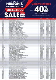 Hirsch's specials catalogue – valid from 20.06.2026